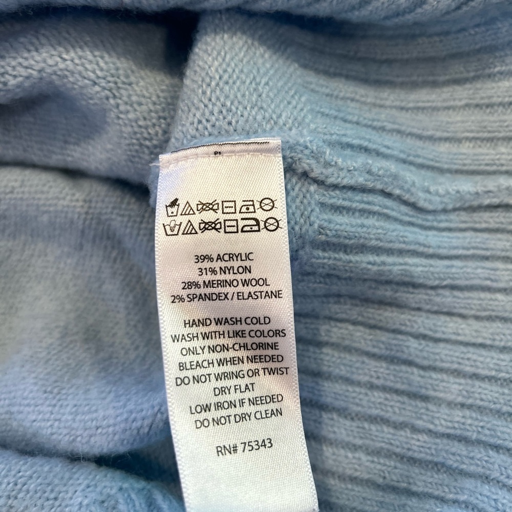 Cynthia Rowley green blue sweater - Picture 8 of 11